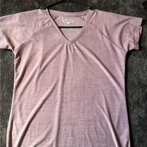 Beverly Hills Polo Club Mauve V-Neck Tee